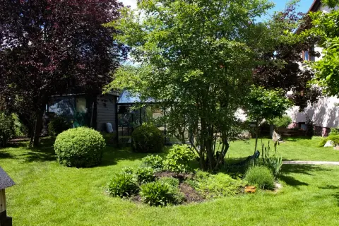 Fertiger Garten: Sitzbereich im neuen Garten