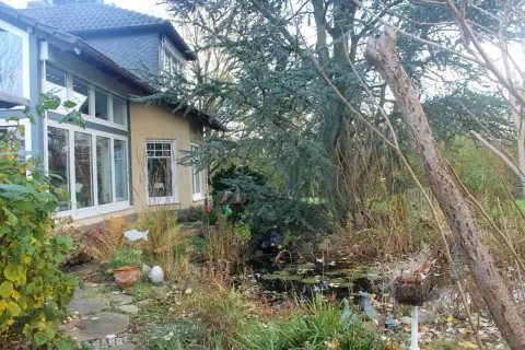 Ausgangssituation im Garten vor der Umgestaltung