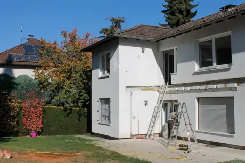 Ausgangssituation: Garten mit Bestand vor der Neugestaltung