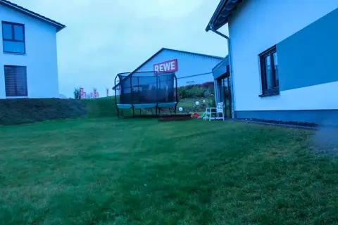 Ausgangssituation: bestehender Garten mit Rasen und Gehölzen